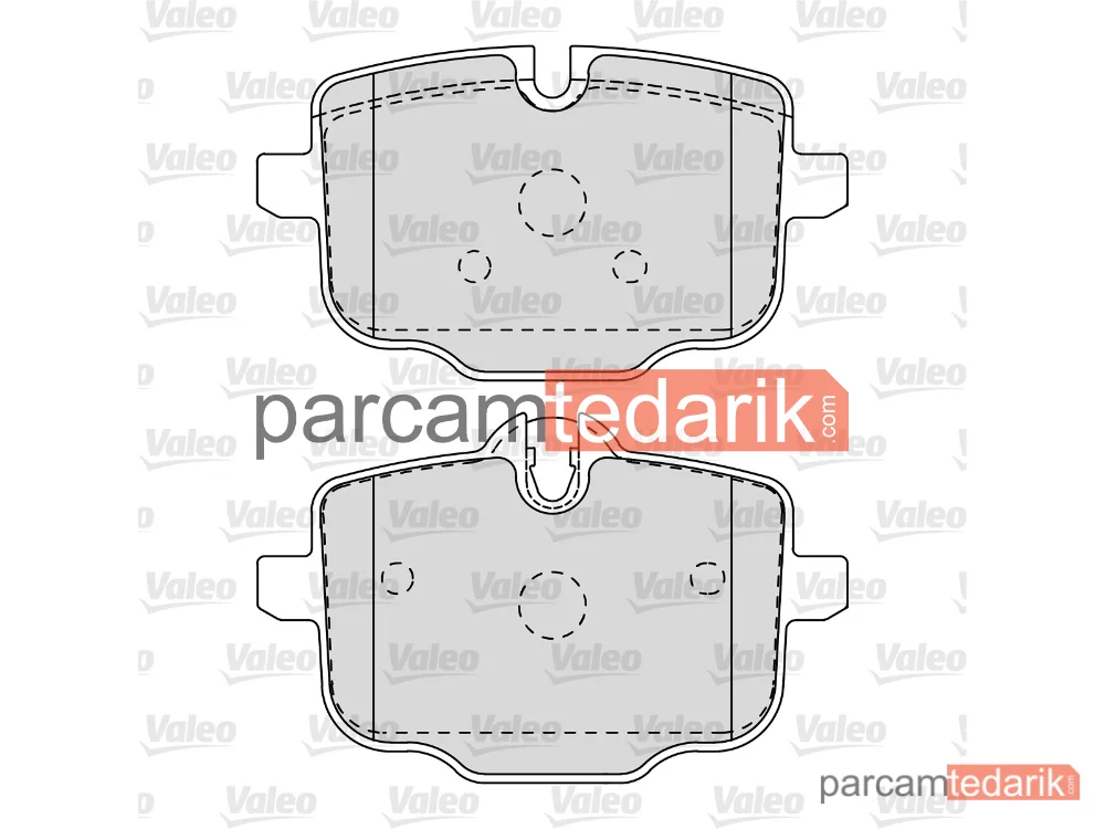 VALEO 670145 | Fren Balatası (Arka) — BMW 5 Touring, BMW 5, BMW 6 Coupe